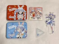 【匿名配送】 ホロライブ 兎田ぺこら ミルキー缶・マグネット アクリルスタンド