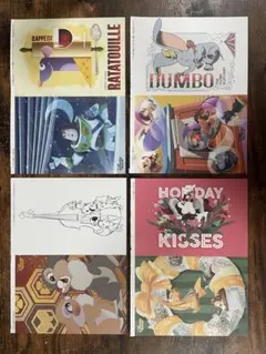 【送料込み】ディズニーファン Disney 付録 絵ハガキ ポストカード 非売品