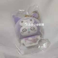 サンリオ ちいかわ コラボ フロッキーマスコットチャーム モモンガ クロミ