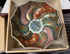 有田焼 林九郎作 鉢 染錦 色絵 磁器 木箱入り - メルカリ