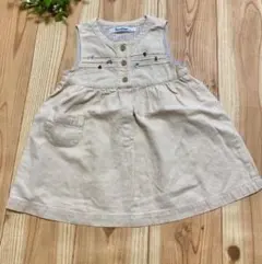 美品★ファミリア★ワンピース　80