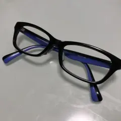 レトロメガネ　COLORS PRODUCT CLR-415 度あり眼鏡　黒フチ