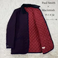 【アンゴラ混　超ロング 極美品✨】 ポールスミス モッズコート ウール L 美品•アンゴラ100%✨】ポールスミス ステンカラーコート ロング