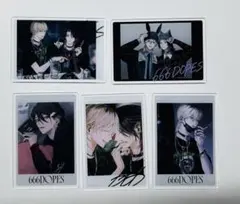 666DOPES トレーディングスナップ風アクリルカード　5種