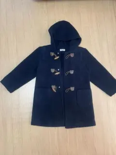 ミキハウス フード付きダッフルコート 120cm ネイビー