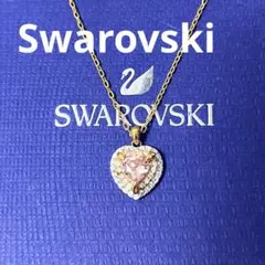 スワロフスキー　ネックレス　ONE ピンク　ハート　正規品　新品　箱付