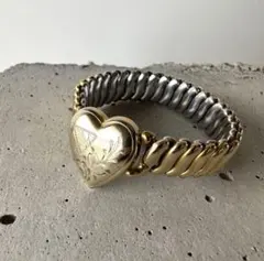 1940s スウィートハートジュエリー 勿忘草 ビンテージブレスレット 希少】40s US ARMY forget me not Sweet Heart jewelry