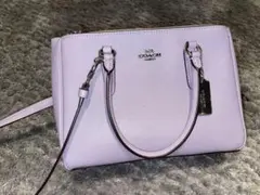 コーチ　coach ラベンダー　ショルダーバッグ　ハンドバッグ