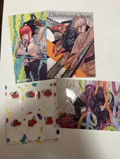 チェンソーマンポストカード3枚とポチタのしおり