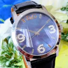 良品 ドルチェ＆ガッバーナレディース腕時計ブラック＆ゴールド 