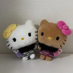 ハローキティ ストラップ付きぬいぐるみ 2体セット