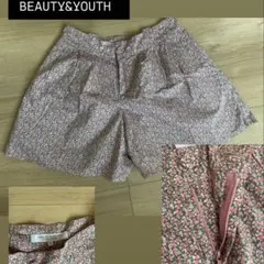 BEAUTY&YOUTH 花柄ショートパンツ Sサイズ 日本製のサムネイル