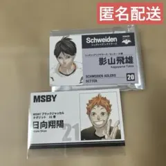 ハイキュー　日向翔陽　影山飛雄　名刺カード　ファンパーク