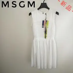 芝野様専用‼️】エムエスジーエム グラフィック長袖ワンピース 42