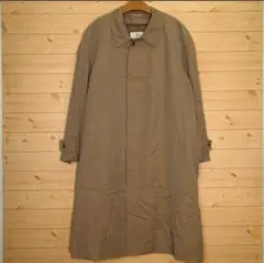 状態良　ライナー付き　ステンカラーコート　バルマカーンコート ベージュ