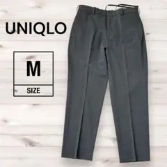 【美品】UNIQLO メンズ スラックス グレー ウィンドウペンチェックMサイズ