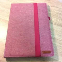 ピンクファブリックノートPCケース Surface(pro7)