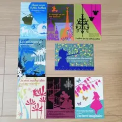 ディズニー ポストカード 8枚【Heart Art Collection】