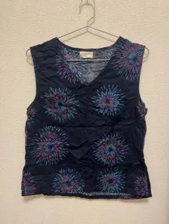 PIPPIN STANDARD 花火柄 ノースリーブ ベスト