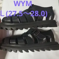WYM シャークソール　グルカサンダル　Ｌ　ウィムリドム　黒のサムネイル