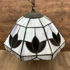 ② D-2 【動作未確認】オーヤマ照明 ステンドグラス ペンダントライト