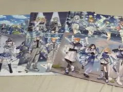 プロジェクトセカイカラフルステージ初音ミク ローソンコラボクリアファイル　コンプ