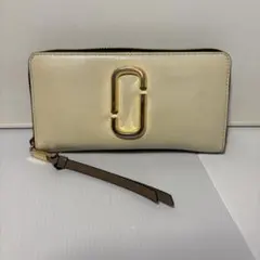 MARC JACOBS 長財布 ラウンドファスナー ホワイト/ブラックのサムネイル