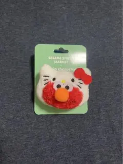 セサミストリート　サンリオ　キティ　エルモ　ぬいぐるみバッチ　【新品】　セサミのサムネイル