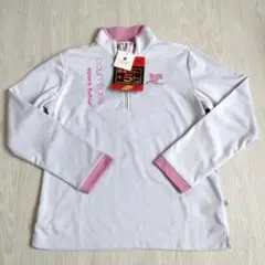 新品　courrèges ハーフジップ　スポーツウェア　長袖