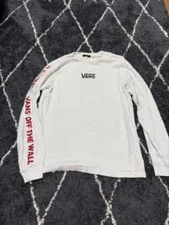 VANS OFF THE WALL ロンT ホワイト Mサイズ 長袖Tシャツのサムネイル