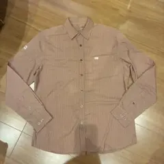 RVCA 赤と白のチェック柄 長袖シャツのサムネイル