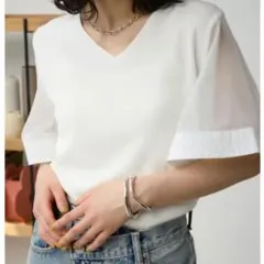 AZUL BY MOUSSY フレアスリーブ Tシャツ