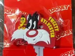 ルーニーテューンズ ラバー キーカバー C シルベスター 鍵カバー キーキャップ