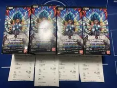 ドラゴンボール張カードゲーム デュアルエボリューション 4box テープ