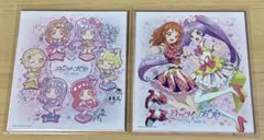 アイカツプリパラ　サイン色紙コレクション　あかり&らぁら