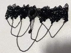 ゴシック風レースチョーカー