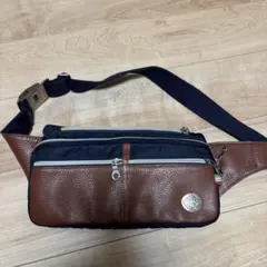 Orobianco オロビアンコ ボディバッグ ウェストポーチ レザー ナイロン