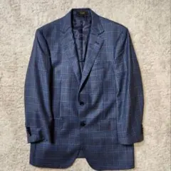 マ*-様 Savile Row ゼニア生地 チェックジャケットLONDON　Zeのサムネイル