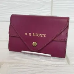 IL BISONTE/イルビゾンテ カードケース　コインケース　ボルドー