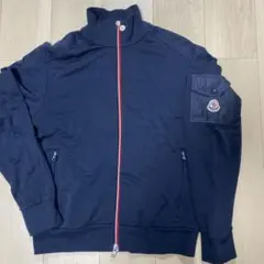 美品）MONCLER トラックジャケット ブラック ダブルジップ Mサイズ