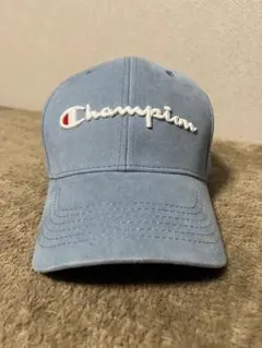 最終値下げ【美品】Champion ベースボールキャップ ブルーのサムネイル