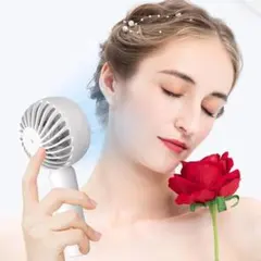 【新品】 ハンディファン 携帯扇風機 3段階風量調整