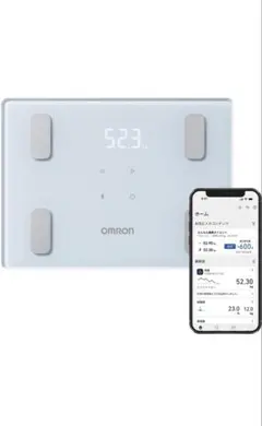 新品 omron オムロン 体組成計 カラダスキャン KRD-503T-W - メルカリ