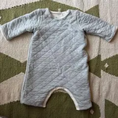 PETIT BATEAU オーガニックコットンロンパース 1M