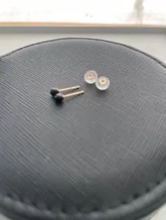 k18オニキス ピアス