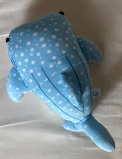 美ら海水族館 ジンベエザメ ぬいぐるみ ジンベイザメくじ 水色 - メルカリ