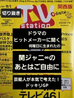 ヒットメーカーに聞く　バラエティ特集　切り抜きTVstation2023年17号