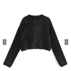 GRL グレイル ラメシャギーニットカーディガン