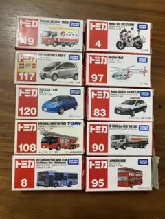 トミカ 10台セット　中古