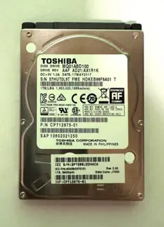 ■ TOSHIBA HDD 1TB 2.5インチ MQ01ABD100 ■